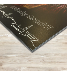 Drucke auf Alu-Dibond Platte