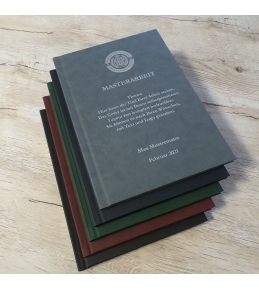 Abschlussarbeiten im Hardcover - Kunstleder DIN A4
