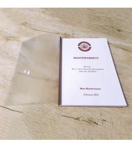 Abschlussarbeiten im Softcover - Klebebindung DIN A4