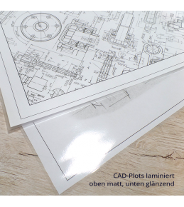 CAD-Plots & Großformatdrucke auf 100g Papier