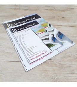 Drucke mit Coilbindung -robust und formstabil-