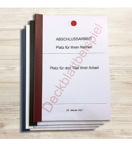 Drucke mit Softcover - Klemmbindung