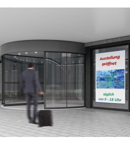 Drucke auf weiße Klebefolie