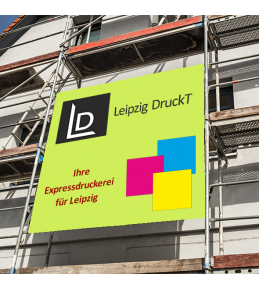 Banner auf Fahnenstoff