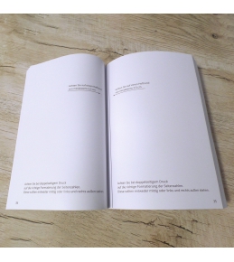 Abschlussarbeiten im Softcover - Velo-/Surebindung DIN A4