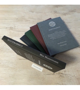 Abschlussarbeiten im Hardcover - Kunstleder DIN A4