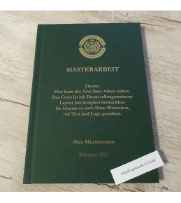 Abschlussarbeiten im Hardcover - Kunstleder DIN A4