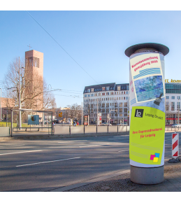 Plakat auf 130g Blueback-Papier