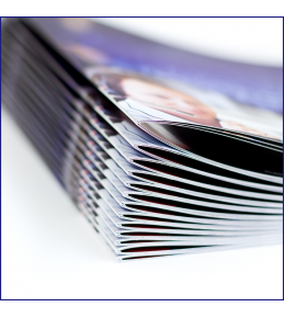 Broschüren ungeklammert