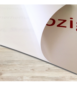 Drucke auf weiße Klebefolie