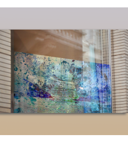 Drucke auf transparente Klebefolie