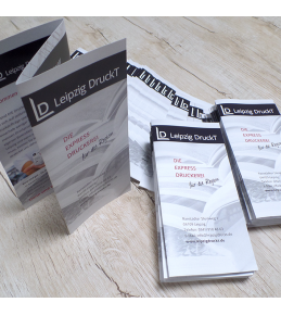 Faltblatt 2-fach gefalzt