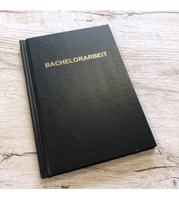 Abschlussarbeiten im Hardcover - Leinenstruktur DIN A5