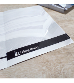 Mappen mit Klebeecke rechts