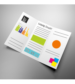 Faltblatt 2-fach gefalzt